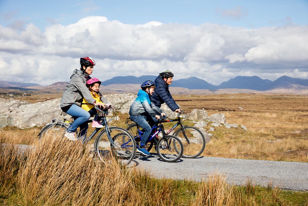Derrigimlagh, Co Galway - fietsen met kinderen door Ierland