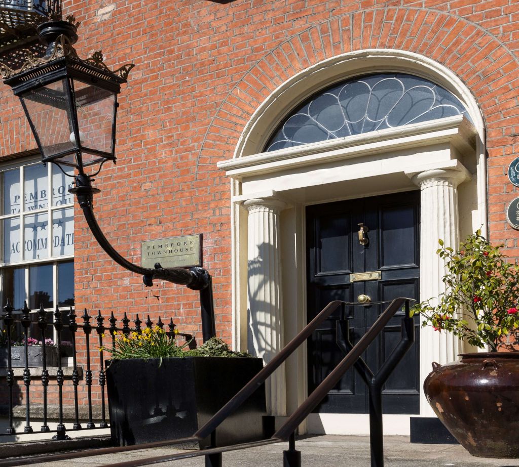 Ingang Pembroke Townhouse Dublin Ierland